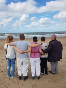 Gruppe am Meer