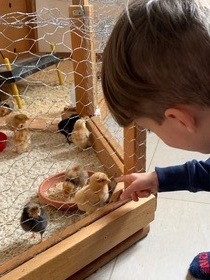 Kind mit Kken