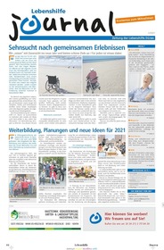 Titelseite Lebenshilfe Journal I 2021
