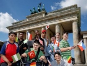 Begrüßungsfoto zum Weltkongress 2010 in Berlin