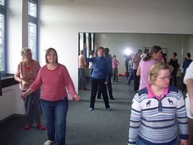 Frauen bei der Gymnastik