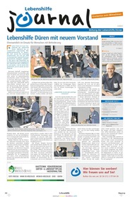 Titelseite Lebenshilfe Journal I 2022