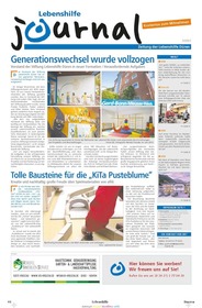 Titelseite Lebenshilfe Journal I 2022