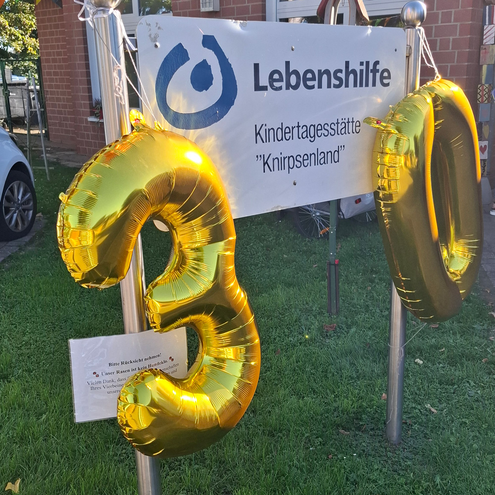 Dekoration zum Jubiläum